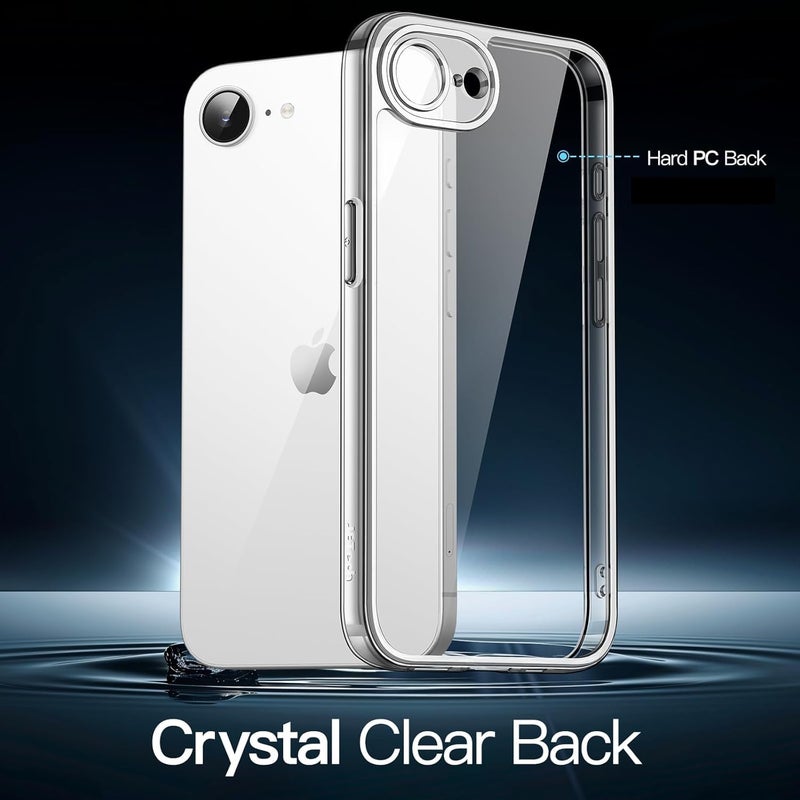 Realcase غطاء خلفي أنيق من السيليكون لجهاز iPhone 16E | مقاوم للخدوش وشفاف تمامًا مع حماية من الصدمات - Image 3