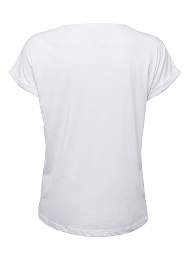 Crab Pattern Special Artist Design Printed T-Shirt White - Image 3