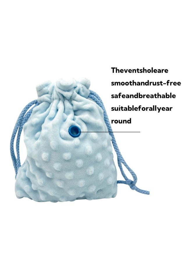 حقيبة ربط سكر غلايدر، حقيبة نوم من الفلانيل مع فتحة تهوية قابلة للتنفس وحقيبة سفر محمولة بحبل لاصطحاب الحيوانات الصغيرة لسكر غلايدر، سنجاب، هامستر، جرذان، قنفذ (أخضر) - Image 3