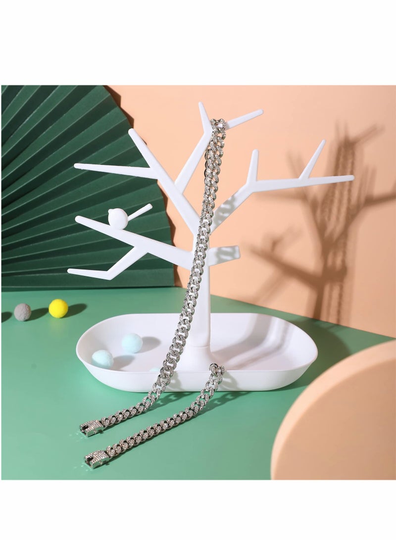 طقم سلسلة كوبية ثقيلة أنيقة مكونة من قطعتين للرجال والنساء - سوار 8 بوصات وقلادة 18 بوصة، هدية مثالية لأي مناسبة - Image 4