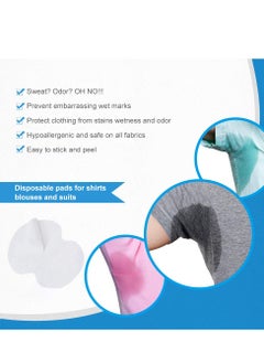 Generic Underarm Sweat Pads, Armpit Sweat Pads for Women and Men 【60 Packs】,Premium Sweat Shield Fight Hyperhidrosis,Disposable Underarm Pads for Sweating Women,Comfortable Unflavored, Non Visible  - Image 3