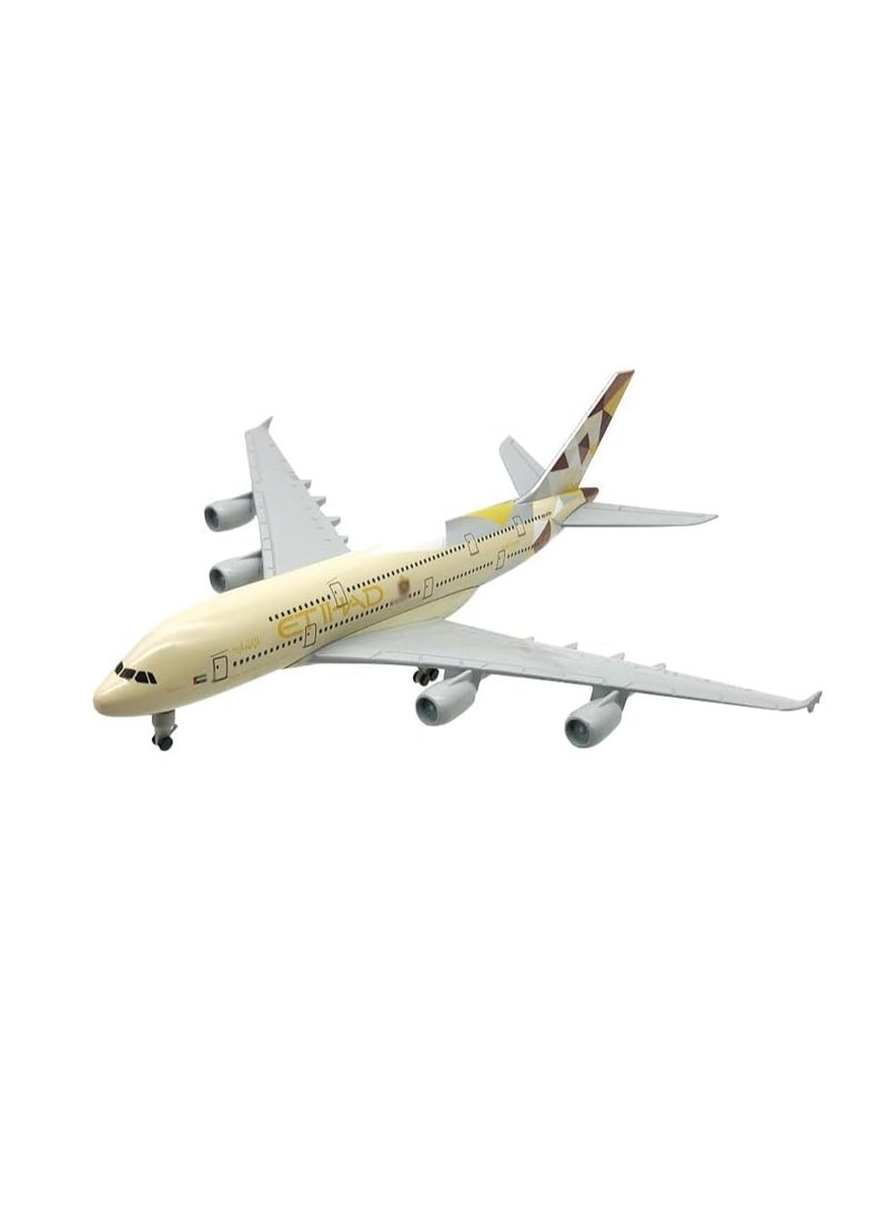 نموذج طائرة من سبيكة 20 سم، طائرة ركاب مع معدات الهبوط، نموذج طائرة من سبيكة طائرة ركاب، نموذج طائرة مصبوب من سبيكة، مجموعة ديكور منزلي ألعاب نموذج طائرة - Image 2