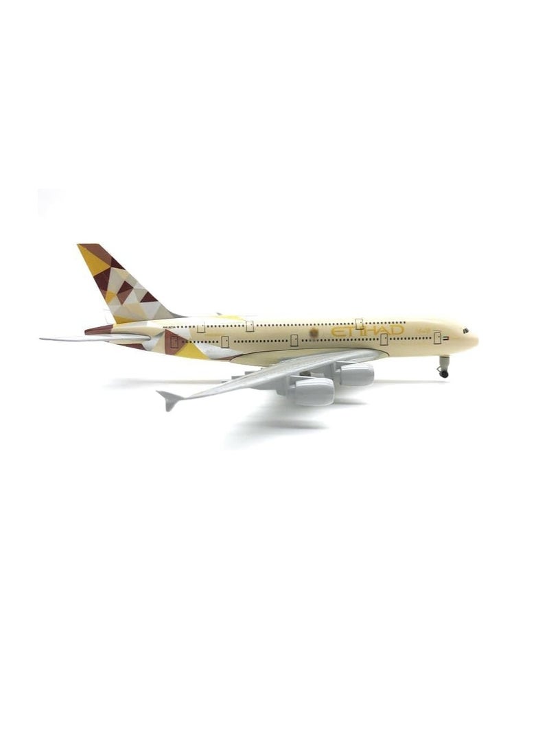 نموذج طائرة من سبيكة 20 سم، طائرة ركاب مع معدات الهبوط، نموذج طائرة من سبيكة طائرة ركاب، نموذج طائرة مصبوب من سبيكة، مجموعة ديكور منزلي ألعاب نموذج طائرة - Image 4