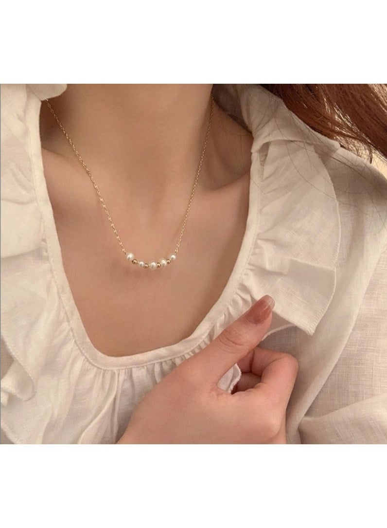 LATEEN 14K Gold Plated  Titanium Steel  Necklace for Women,  Elegant Jewelry for Daily Wear or Gifts - Image 2