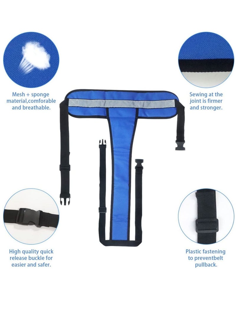 SYOSI Wheelchair Seat Belt, Medical Hospital Straps Vest Full Body Harness Adjustable Metal Buckles Non-Slip  Anti-Fall and Keep User Upright, Wheelchair Safety Belt for Elderly, Patients, Disabled - Image 3