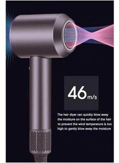 Rich Life Hair Dryer, Lightweight Ionic Blow Dryer with 110,000 RPM High Speed Hair Dryer for Fast Drying, 1400W Thermal-Control 3Temps 2 Speeds Hairdryer for Home & Travel  - Image 3