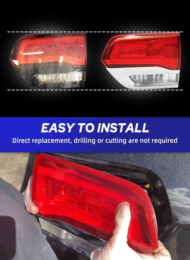 AUTOONE - For 2014-2019 Jeep Grand Cherokee Tail Light Assembly Inner Taillights Compatible with Jeep Grand Cherokee Laredo/Limited/Overland/Summit, Passenger Side(RH) - Image 5
