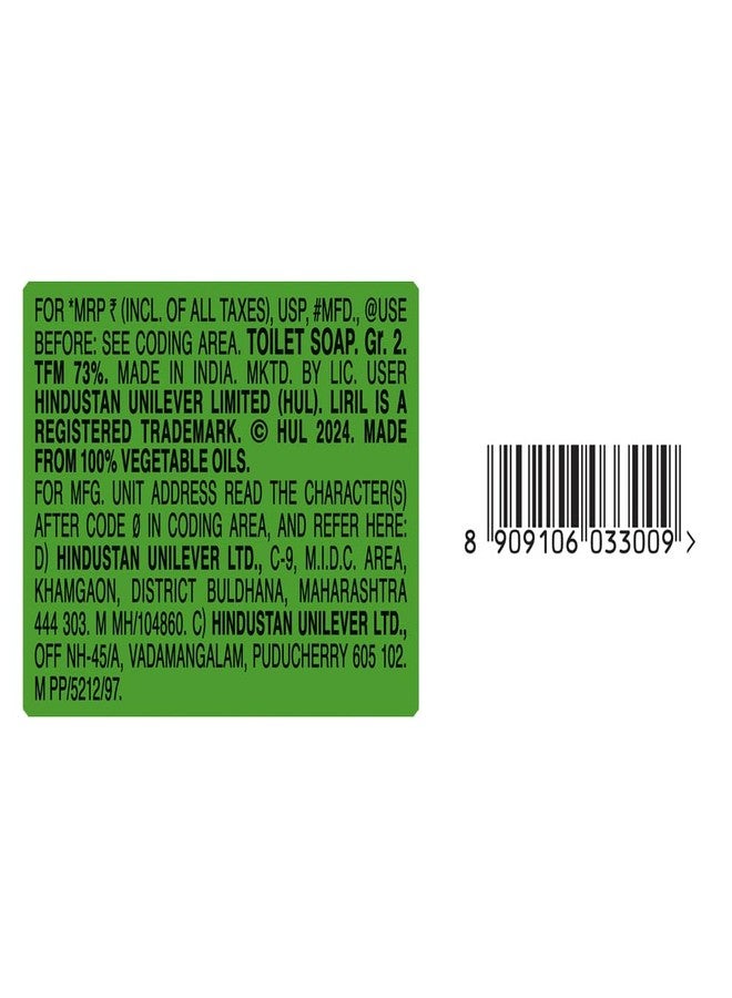 Liril Lime Bathing Bar | Feel the Citrus Burst of Freshness | Pack of 4 (4 x 125g) - Image 5