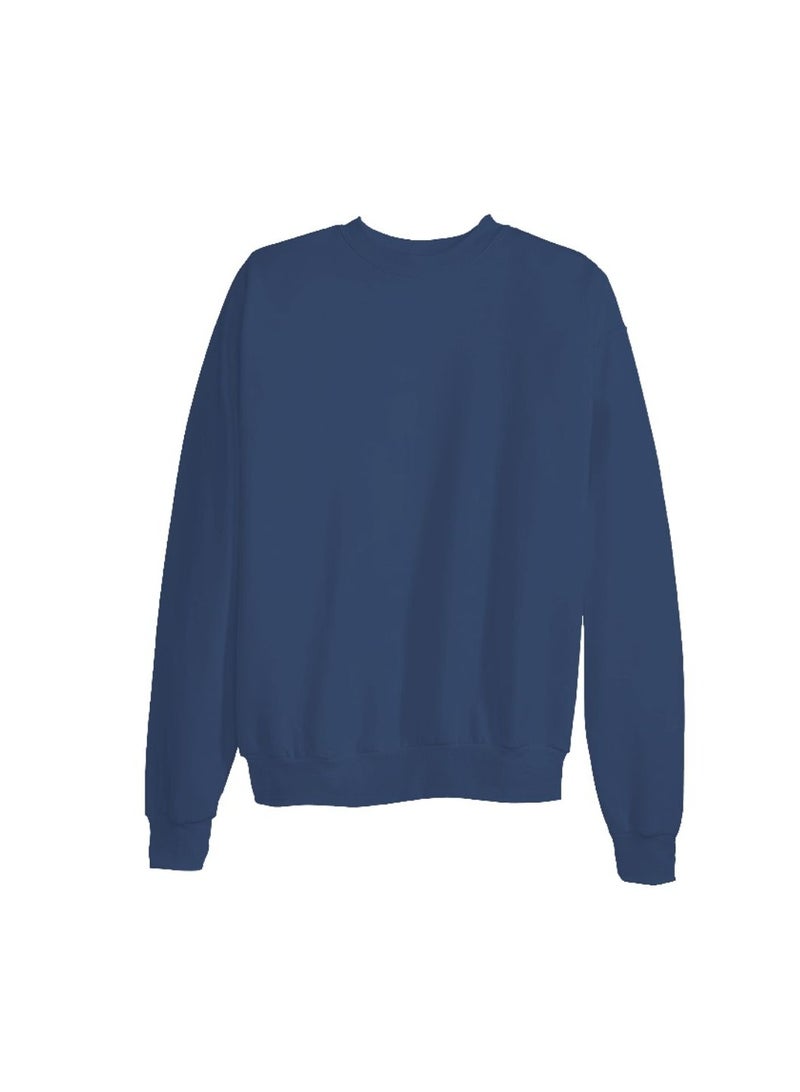 برينت شوب فور مي سويت شيرت للرجال - سويت شيرت من الصوف الدافئ برقبة دائرية، كم طويل - مثالي للشتاء، أنيق ومريح، مثالي للارتداء اليومي، الرياضة، التدريبات - Image 4