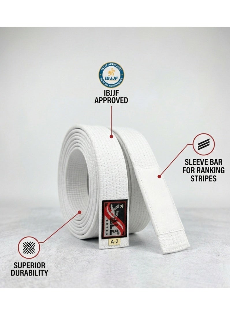 SPALL Jiu Jitsu Belt Premium BJJ Belt for Men Women Kids Brazilian Jiu Jitsu Training Competition Martial Arts Uniform Belt - Image 2