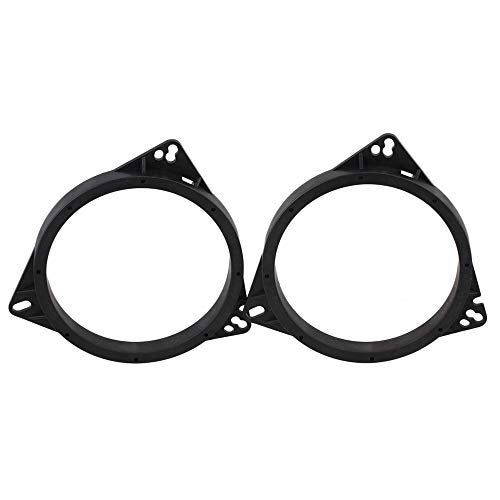 RDEXP 2PCS Black Plastic 6.5Inch Car Speaker Adapters Mount Plates Bracket for Magnets and larger speakers 3/4Inch Depth Replacement for Nissan - Image 3
