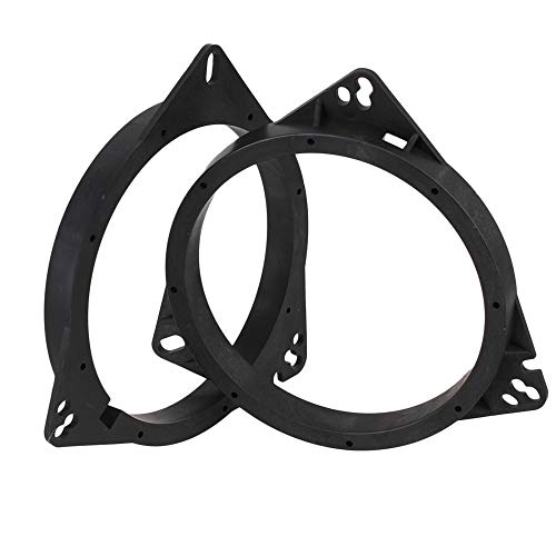 RDEXP 2PCS Black Plastic 6.5Inch Car Speaker Adapters Mount Plates Bracket for Magnets and larger speakers 3/4Inch Depth Replacement for Nissan - Image 1