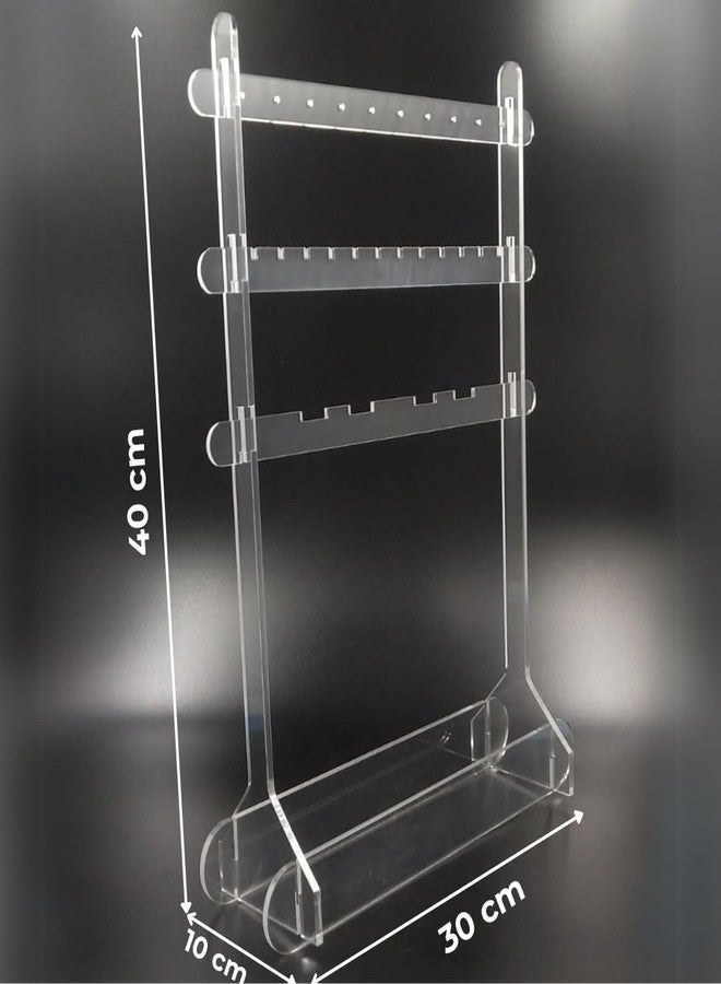 SMILEDRIVE® Acrylic Jewellery Display Stand-Perfect for Jewellery Shoots and Display, Organize Necklace, rings, ear rings and trinkets - Image 5
