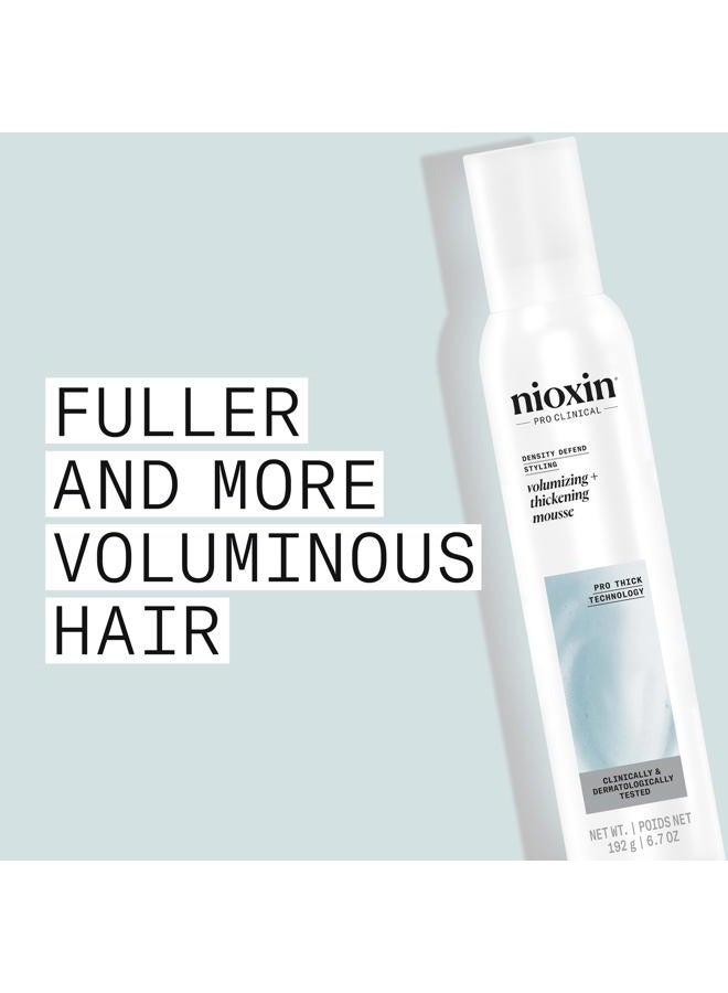 Nioxin Density Defend Styling Mousse|Volumizing + Thickening Support| 6.7 Fl Oz - Image 4