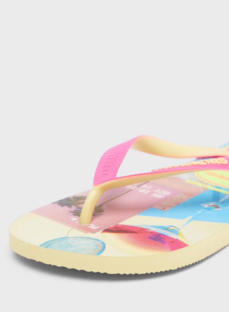 havaianas Printed Flip Flops - Image 4