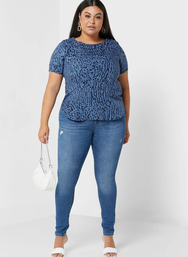 Only Carmakoma High Waist Jeans