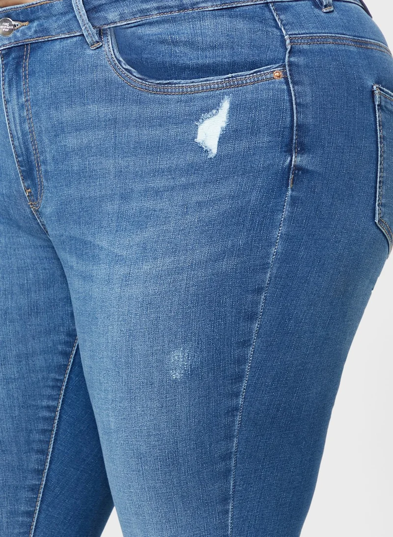 Only Carmakoma High Waist Jeans