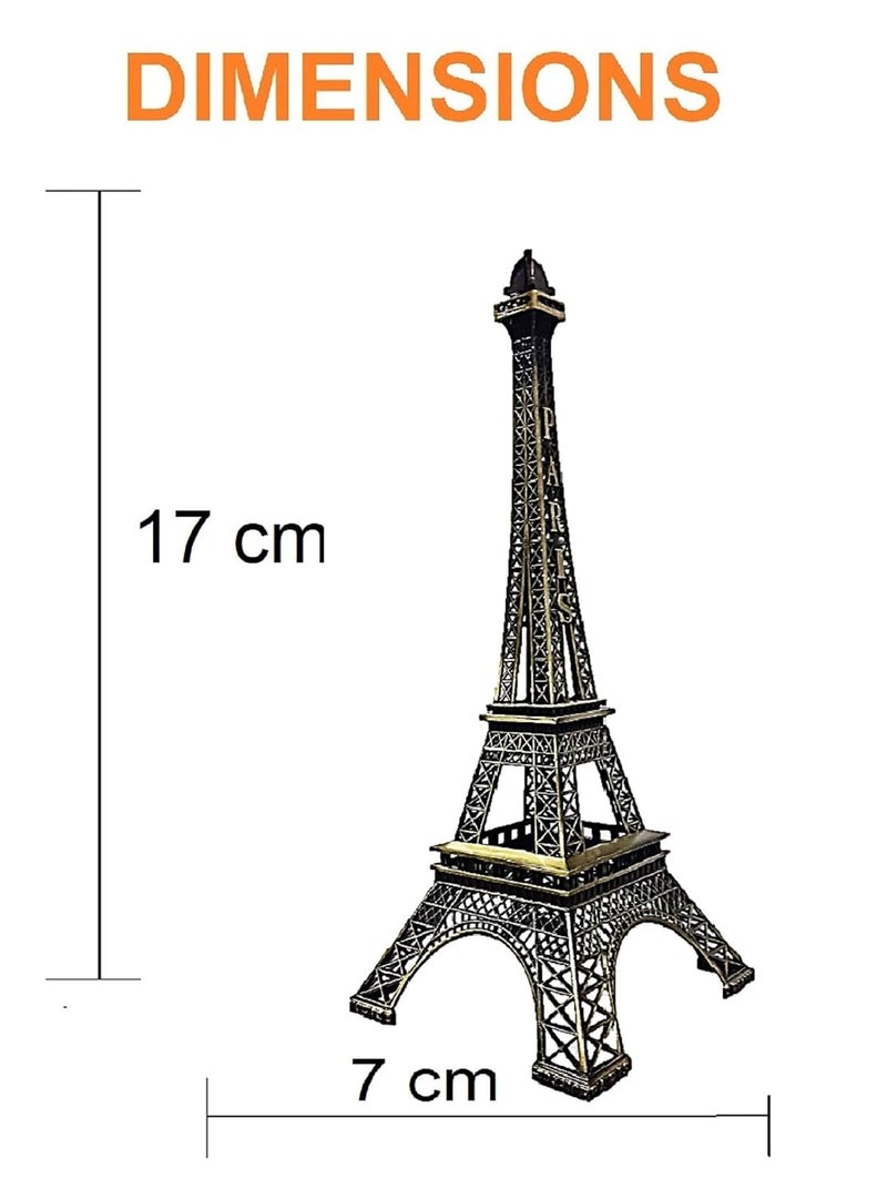 Decoration Homey decoration homey Metal Eiffel Tower Statue 7 inch  - Image 2