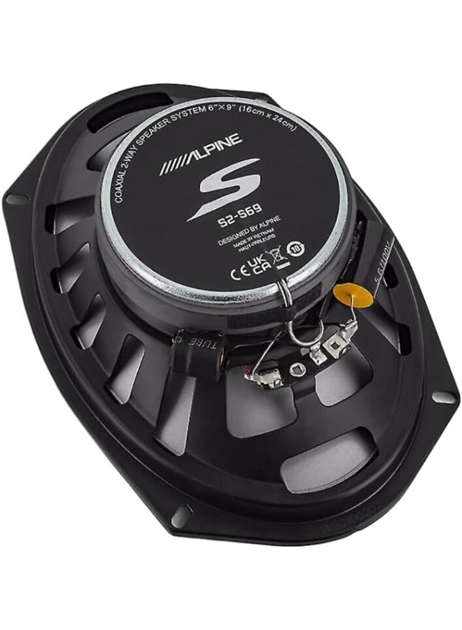 Alpine S2-S69 - مجموعة مكبرات الصوت المحورية من الجيل التالي S-Series 6x9 - Image 2