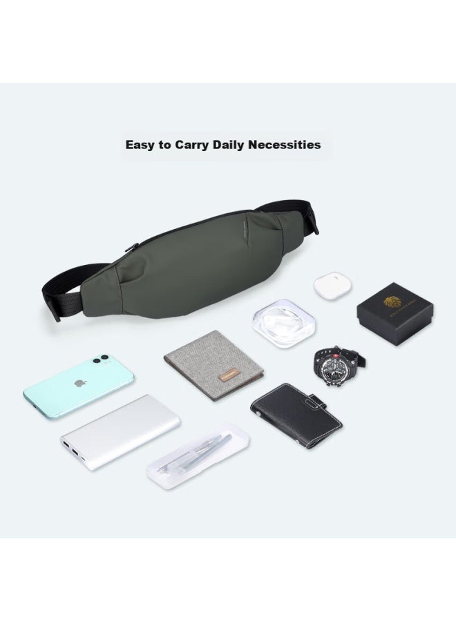 Mark Ryden Outdoor Lightweight Shoulder Crossbody Bag, Simple Chest Pack, Fashionable Waist Pack, Cycling Small Backpack Mr3332 Elegant Black - Image 3