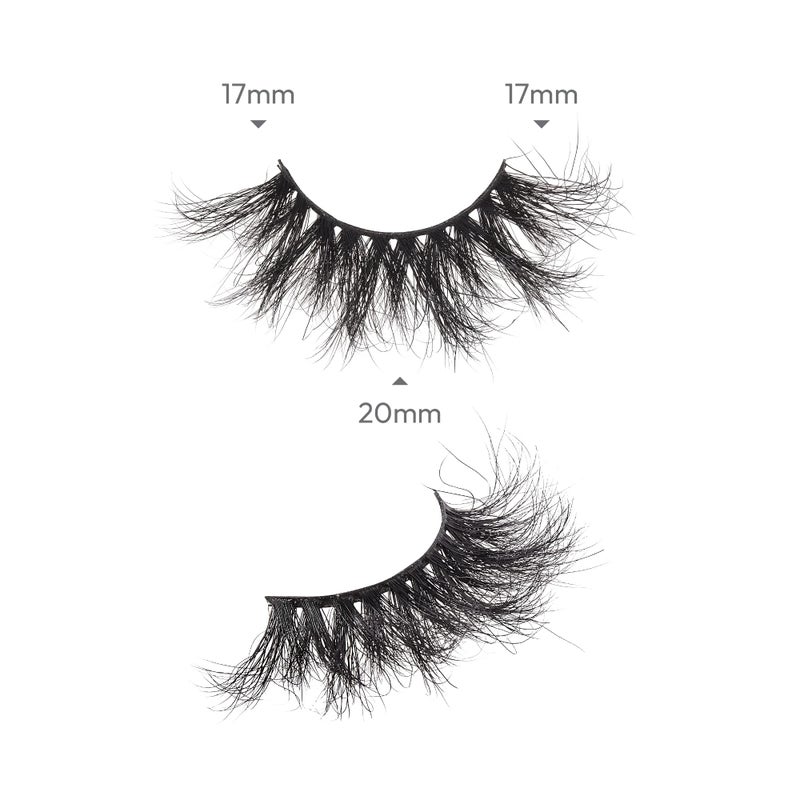 i.Envy i-ENVY Luxury Mink Collection False Eyelashes 100% Real Mink Glamorous Eye Look Lashes Maximum Fluffiness 3D Multi-Curl Angle (1 Pack) - Image 4
