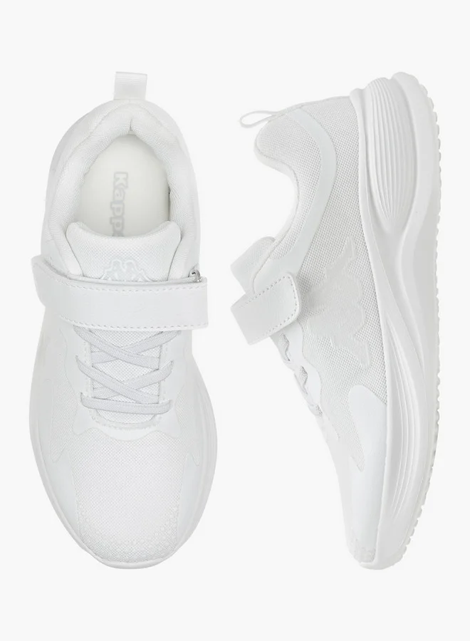 كابا Girls' Logo Detail Sports Shoes with Hook and Loop Closure