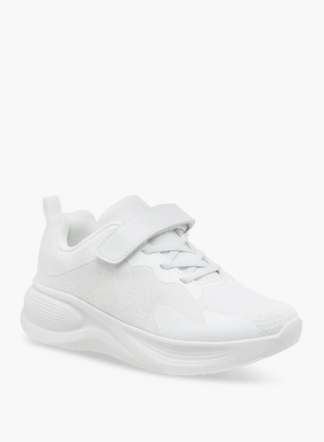 كابا Girls' Logo Detail Sports Shoes with Hook and Loop Closure