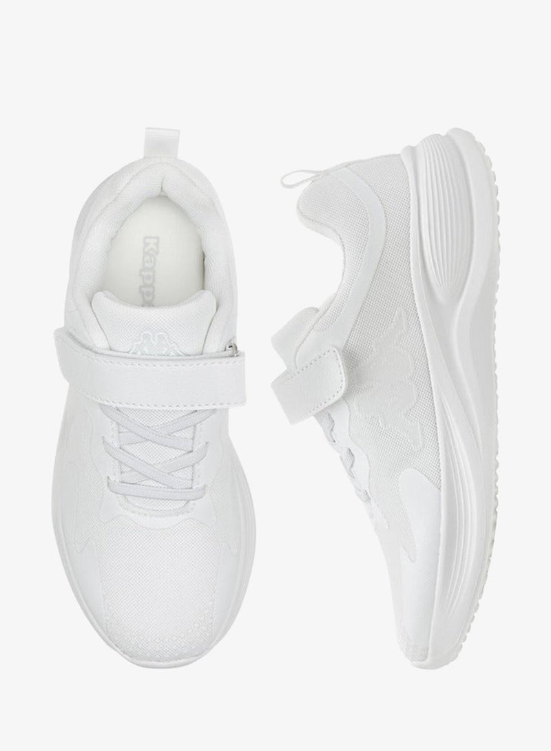 Kappa Girls' Logo Detail Sports Shoes with Hook and Loop Closure - Image 1
