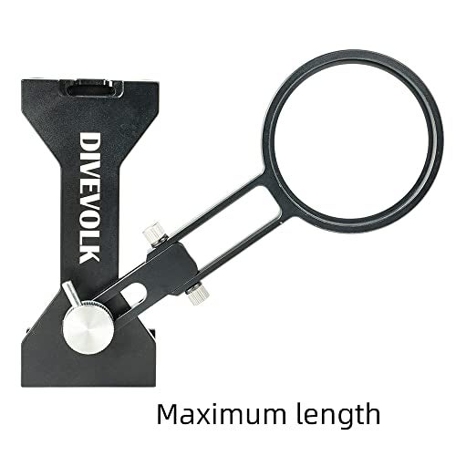 DIVEVOLK Expansion clamp for seatouch 4 max housing Including Red Filter/Purple Filter +Clamp+Conversion Ring - Image 2