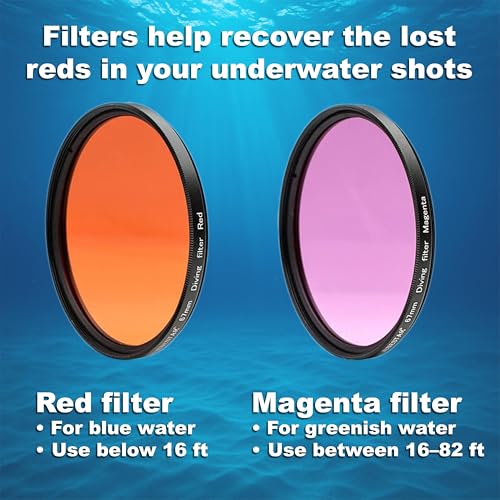 DIVEVOLK Expansion clamp for seatouch 4 max housing Including Red Filter/Purple Filter +Clamp+Conversion Ring - Image 4