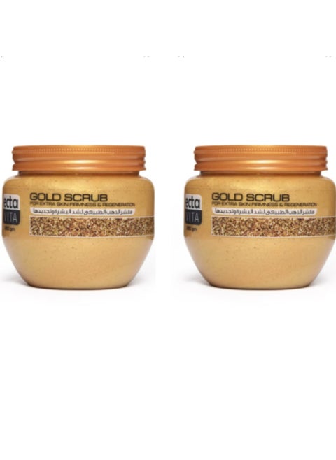 Two Pieces of Ectavita gold scrub 2 x 250 gm