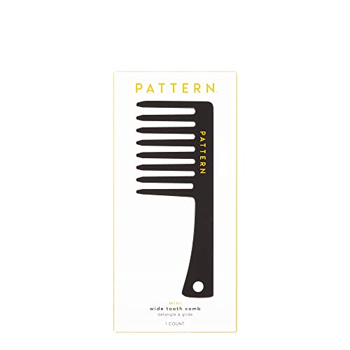 PATTERN Beauty by Tracee Ellis Ross Mini Wide Tooth Comb - Style & Detangle Curly & Coily Hair 3a-4c - Travel Size - Image 4