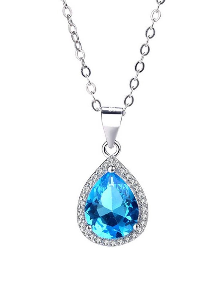 J.Rosée Swarovski Elements Crystal 18K Rose Gold Plated 925 Sterling Silver Pendant Necklace for Women Gift Packing J.Rosée Fashion Jewelry JR-1005 - Image 1