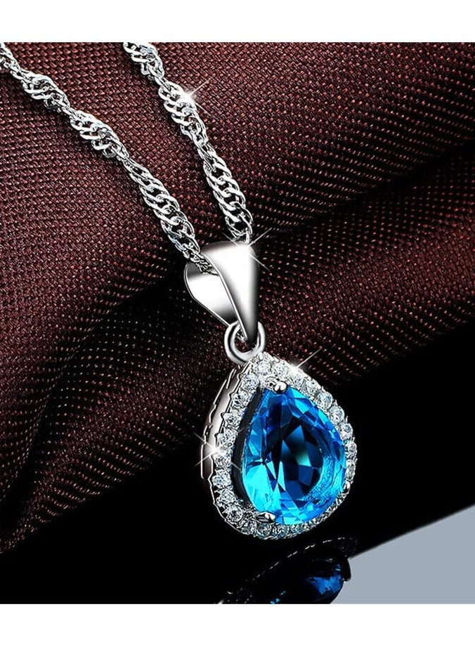 J.Rosée Swarovski Elements Crystal 18K Rose Gold Plated 925 Sterling Silver Pendant Necklace for Women Gift Packing J.Rosée Fashion Jewelry JR-1005 - Image 2