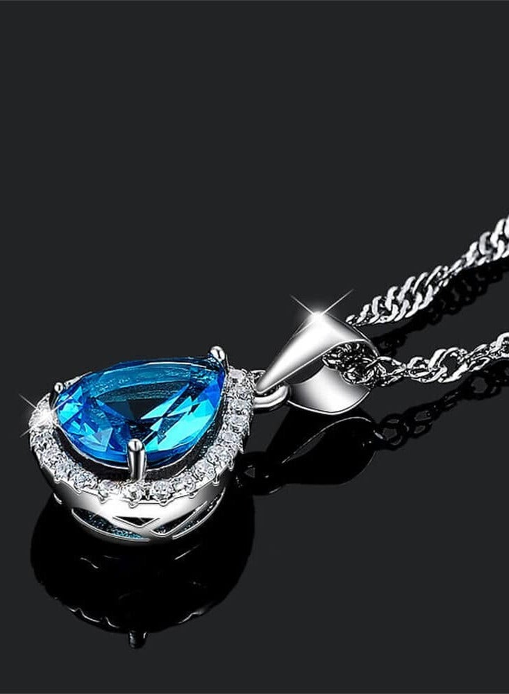 J.Rosée Swarovski Elements Crystal 18K Rose Gold Plated 925 Sterling Silver Pendant Necklace for Women Gift Packing J.Rosée Fashion Jewelry JR-1005 - Image 3