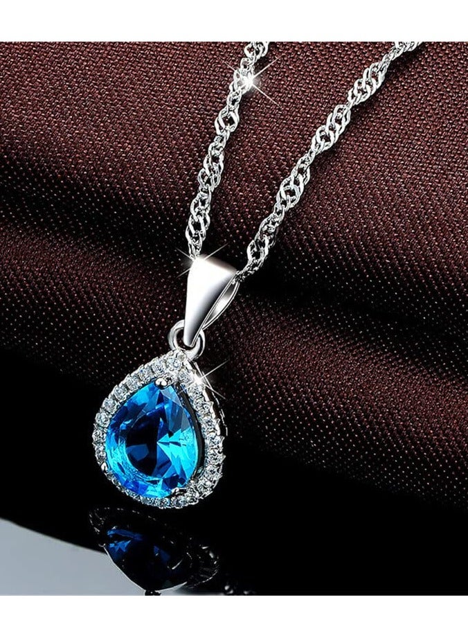 J.Rosée Swarovski Elements Crystal 18K Rose Gold Plated 925 Sterling Silver Pendant Necklace for Women Gift Packing J.Rosée Fashion Jewelry JR-1005 - Image 4