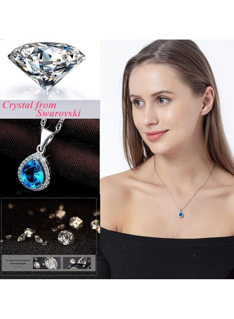 J.Rosée Swarovski Elements Crystal 18K Rose Gold Plated 925 Sterling Silver Pendant Necklace for Women Gift Packing J.Rosée Fashion Jewelry JR-1005 - Image 5