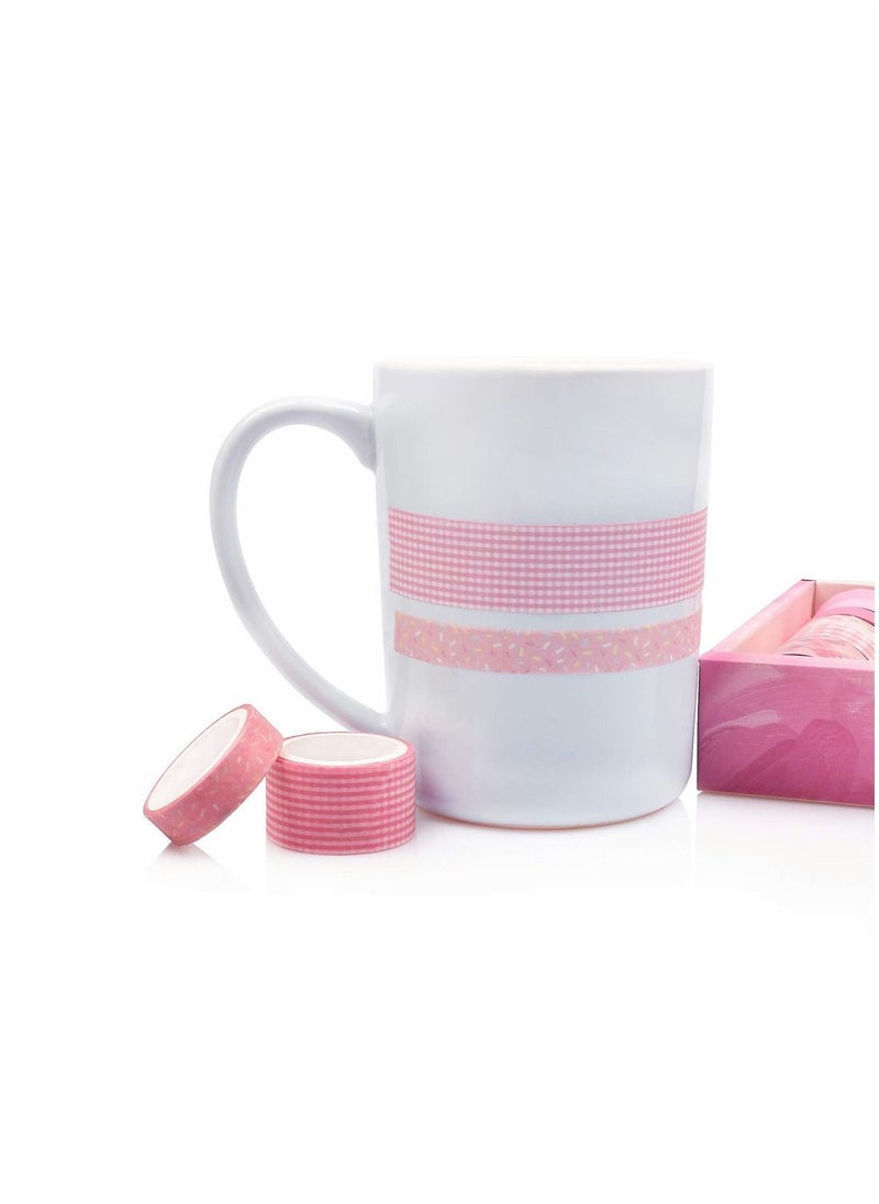 Y&D - 12 Rolls Washi Tape Set, Decorative Plaid Pattern Masking Sets for Craft, Kids, Scrapbook, Bullet Journal, DIY, Gift Wrapping - Image 1