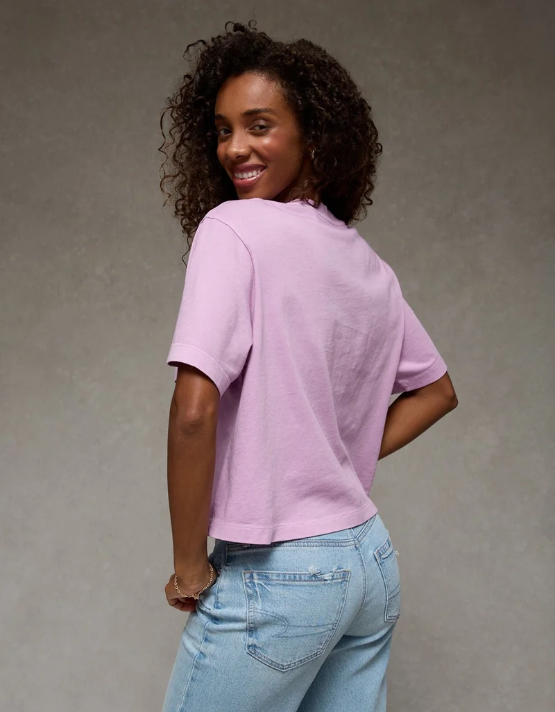 American Eagle AE Boxy Snoopy Graphic T-Shirt