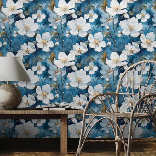 ROSASTELLA Self Adhesive Decorative Peel Stick Waterproof Wallpaper Wall Decor Removable Wall Paper for Living Room Hall Decoration PVC Vinyl DIY Contact Paper 45x304cm - Image 4