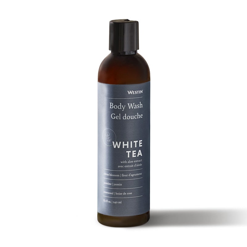 Westin White Tea Aloe Body Wash - Hydrating Bath and Shower Gel with Signature White Tea Aloe Scent - 8 ounces - Image 1