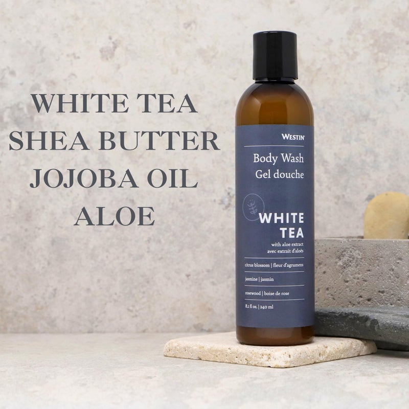 Westin White Tea Aloe Body Wash - Hydrating Bath and Shower Gel with Signature White Tea Aloe Scent - 8 ounces - Image 2