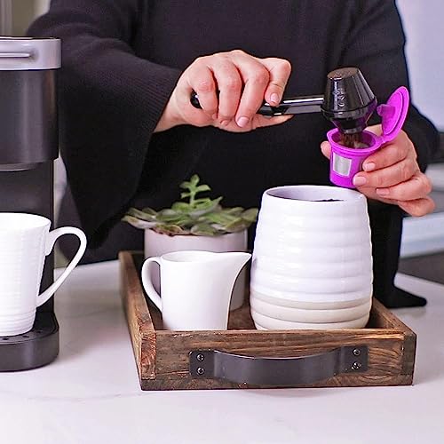 Perfect Pod 2-Item Bundle: 4-Pack Cafe Save 1-Stream Reusable K Cup Coffee Filters + EZ-Scoop 2 Tbsp Scoop with Integrated Funnel, Refillable Pod Capsule For Use with Keurig & Select Single Cup Coffee Maker - Image 5