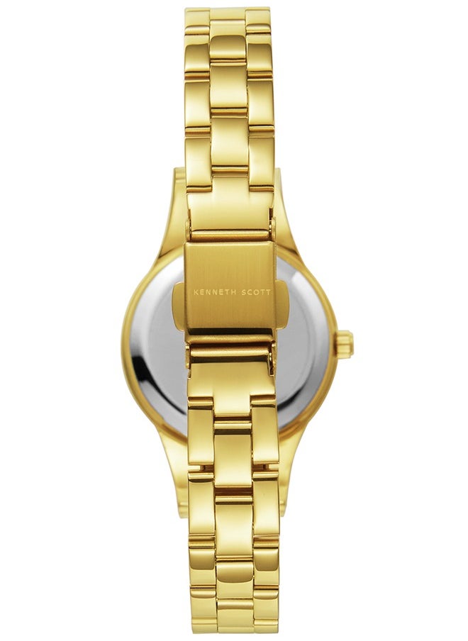 KENNETH SCOTT Women's Stainless Steel Analog Watch K22517-GBGH - 28 mm  - Image 3
