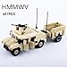 GeRRiT American Military Vehicle HMMWV Building Block449 PCSWW2 Military Historical Building SetToys Gifts for Kid and Adult Compatible with Lego 66010 - Image 4