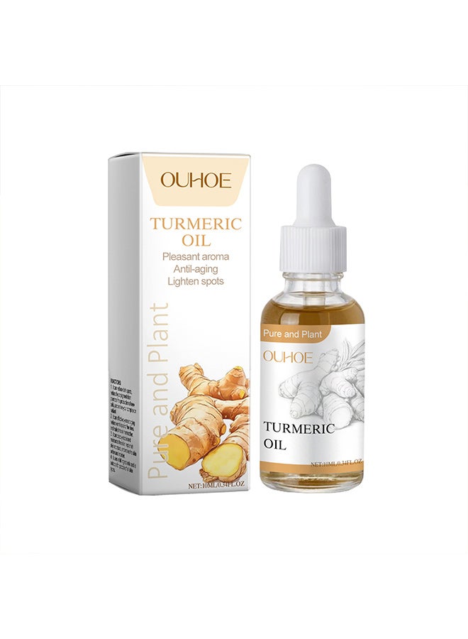 OUHOE OUHOE Turmeric essential oil, gentle care, moisturizing, firming, facial skin hydrating and moisturizing essential oil  - Image 1