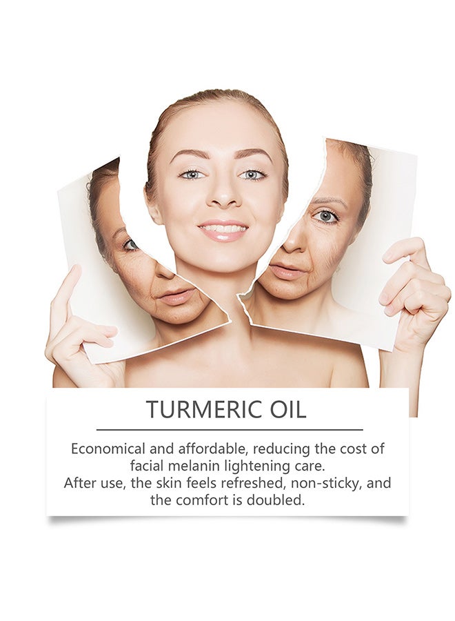 OUHOE OUHOE Turmeric essential oil, gentle care, moisturizing, firming, facial skin hydrating and moisturizing essential oil  - Image 4