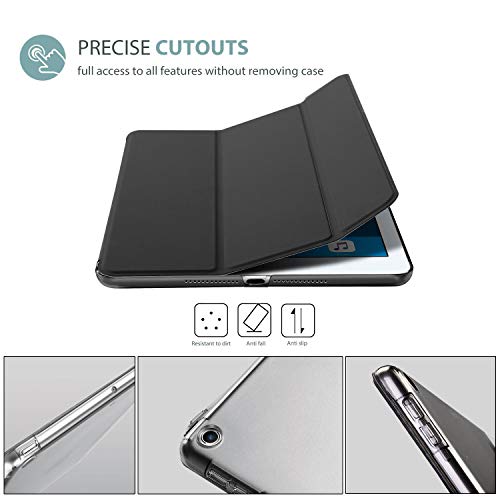DuraSafe Cases iPad 9.7 Inch 2013 Air 1st Generation [ Air 1 ] MD785HN/A MD788HN/A MD786HN/A MD789HN/A MD787HN/A MD790HN/A Ultra Smart Auto Sleep/Wake PC Cover - Black - Image 4