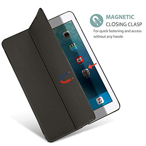 DuraSafe Cases iPad 9.7 Inch 2013 Air 1st Generation [ Air 1 ] MD785HN/A MD788HN/A MD786HN/A MD789HN/A MD787HN/A MD790HN/A Ultra Smart Auto Sleep/Wake PC Cover - Black - Image 5