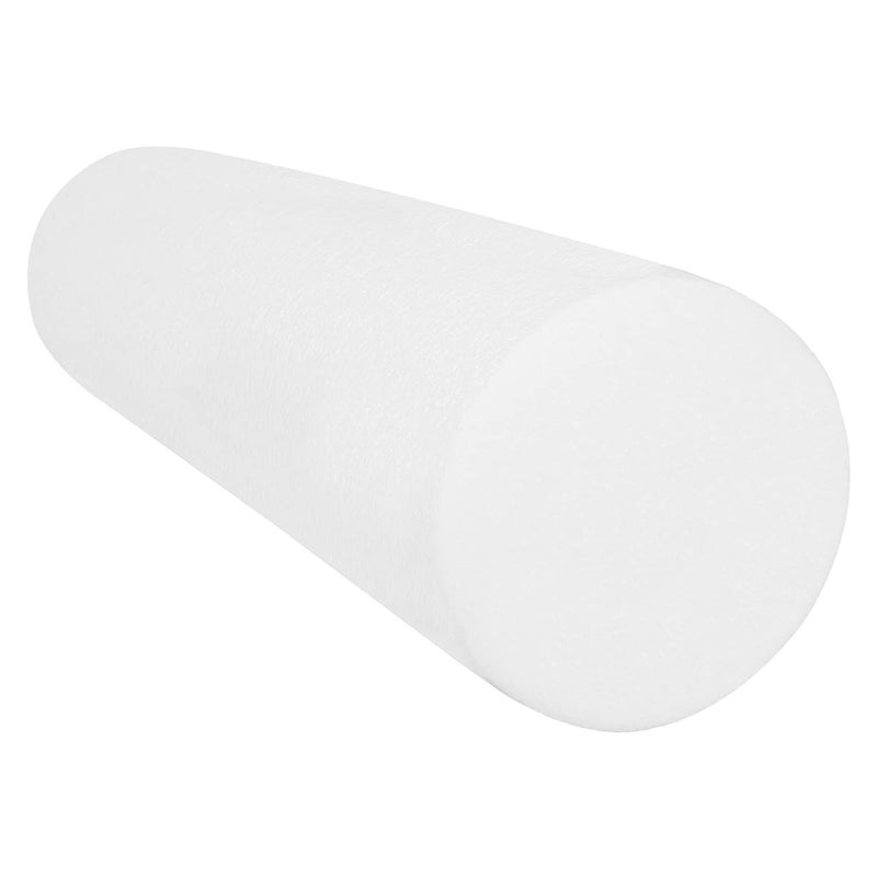 CanDo Slim White PE Foam Rollers for Exercise, Fitness, Muscle Restoration, Massage Therapy, Sport Recovery and Physical Therapy for Home, Clinics, Professional Therapy 3" x 12" Round - Image 1